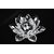 Veena ideals Crystal Lotus Flower - Decoration Gift Feng Shui