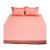 100 Cotton Plain Double Bed Sheet With 2 Pillow Covers