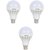 Frazzer 7 W White Led Bulb (Set Of 3)