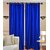 Geo Nature Blue Bamboo Curtain pack Of 2 C0009