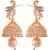 Fashion Earrings 1 Gram gold plated with CZ stones Jewelry 4981