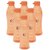 Crown Craft Orange Pet Bottle Set Of 6