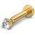 Candere 0.03ct Goldie Diamond Nose Pin