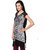 OVIYA Black Poly Schiffon Dress