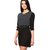 OVIYA Black Poplin Dress