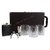 Whiskey Case Leatherette, Bar Set for Car, Italian Imported Bar ,Mini Bar Set