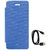Tbz Flip Cover Case For Infocus M2 With Data Cable -Royal Blue IFSM2OGRBLUDAT