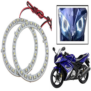 Buy Capeshoppers Angel Eyes Led Ring Light For Yamaha Yzf-R15- White ...