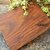 GOWOOD  SOLID SHEESHAM WOOD WOODEN CUTTING  CHOPPING BOARD  9 x 12 x 1  1Q