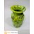 Green Decoupage Floral Flower Vase - IHI