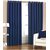 Geo Nature Eyelet door curtains set of 2 (CR022) SIZE-4X7 FEET