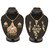 Combo Of Traditional Colorful Heavy Pendant Set With Floral Pendant Set D&Y1004