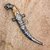 10 Inches Steel Rajput Dagger Silver Finish Khanjar Damascus Vintage Home Decor