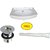 Belmonte Wall Hung Wash Basin 405 14 Inch x 9 Inch - White