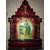 radha krishna Emboss dark red  border frame with lighting effects