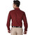 Warewell Mens Slim Fit Pure Cotton Maroon Shirt (FS2414-B-40)