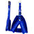 Petshop7 High Quality and Stylish Nylon Blue fur Harness  Leash 1.25 Inch Large