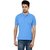 Grand Bear Men'S Sky Blue & Blue Polo Neck T-Shirt (Pack Of 2)