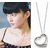 Silver Plated Small HEART Necklace Pendant, Stylish GIFT for Women  GIRLS