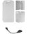 Flip Cover  Micromax Canvas Knight A350 Micro Otg Cable White