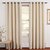 Geo Nature Cream Polyester Door Unstitch Curtain Feet (Combo Of 2)