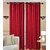 Geo Nature DESIGN HOME Eyelet red bamboo door curtains set of 2 (C1R033)