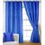 Geo Nature DESIGN HOME Eyelet Royal blue  door curtains set of 2 (C1R036)