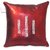 silver laced cushion cover red 1 pcs set cushion cover
