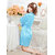 Baby Dolls Gorgeous And Sexy Sky Blue Night Robe With G String