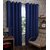GEO NATURE EYELET BLUE CURTAIN SET OF 2 (TWIN022)