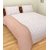 Geo Nature orange Poly-Cotton 2 Double Bed sheet with 4 pillow cover (1BED2025)