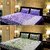 Geo Nature Multi Poly-Cotton 2 Double Bed sheet with 4 pillow cover (1BED3043)