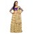 Bollywood Design Beige Georgette Embroidered Saree With Blouse