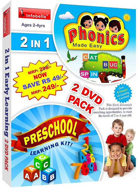 Buy Infobells 2 In 1 Early Learning Dvd Pack Online @ ₹249 from ShopClues