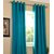 Geo Nature Aqua Polyster Eyelet Window Curtains Set Of 2 Size 4X5 (G2CR5F-3)