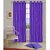 Geo Nature Purple Polyster Eyelet Window Curtains Set Of 2 Size 4X5 (G2CR5F-22)