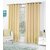 Geonature Beige Bamboo Polyster Door Curtains Set Of 4 Size 4x7 (G4CR7F-21)