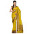 Mustard Banarasi Saree Cotton Silk With Gota Work