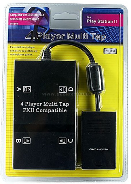Buy Multi Tap For 4 Players Multi-Tap Connector for PS2 PlayStation 2 ...