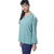 The Office Walk V Neck Green Top