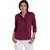 The Office Walk Smart Maroon With Pleats Shirt