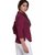 The Office Walk Smart Maroon With Pleats Shirt