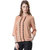 The Office Walk Mirrored Front Lace Orange Top