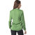The Office Walk Ruffled Sleeve Green Shirt