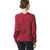 The Office Walk Strapped Collar Maroon Top