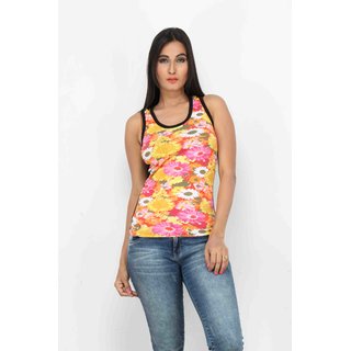Dovekie Womens Floral Printed T Back.