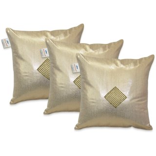 zikrak exim diomond shining GOLD 3 pc set 12 x 12 inches