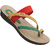 VKC Pride Biege  PU Slippers for Women-219(Red)
