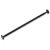 Deco Window Curtain Rod Oval Brown Matt