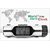 Pocket Size World Time Travel Alarm Clock With Calendar Temperature Led Torch